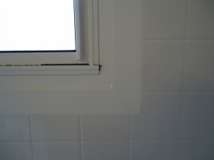 Bathroom Slider Closeup